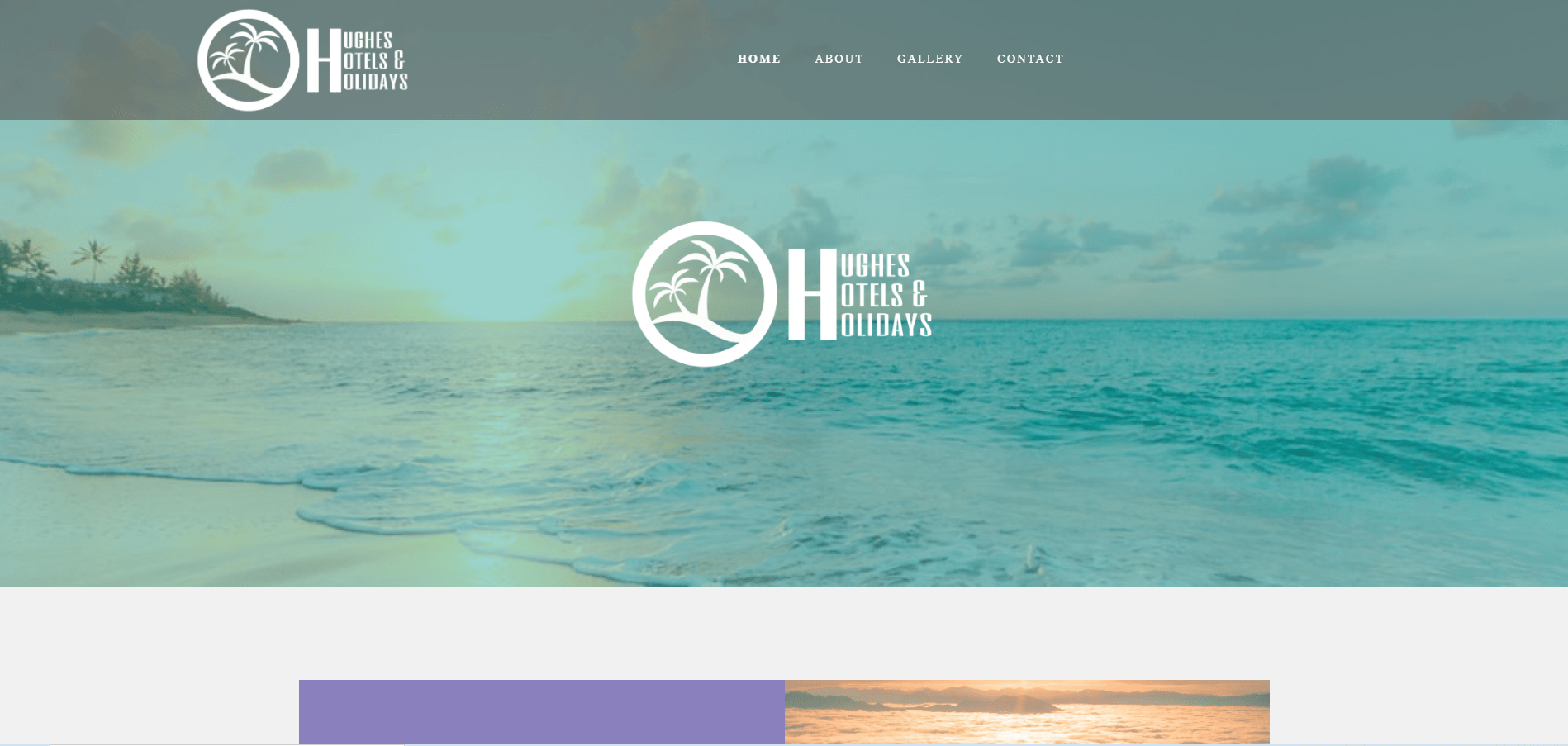 Hughes Holidays Website